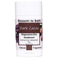 Dark Cacao Magnesium Zinc Deodorant (2.7 ounce)- Natural Fragrances