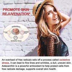 Astaxanthin 24mg – Grape Seed Oil, Antioxidants, Energy, Skin and Heart Health