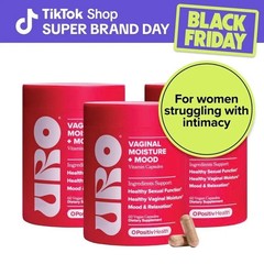 URO – Vaginal Moisture & Mood Capsule (3 Pack) by O Positiv