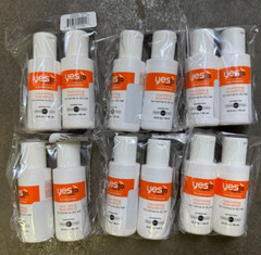 Yes To Carrots Shower Essentials Travel Shampoo 1.5 OZ NEW Lot of 12 NEW!