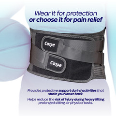 Adjustable Lower Back Brace Lumbar Support Waist Belt for Men Women Pain Relief