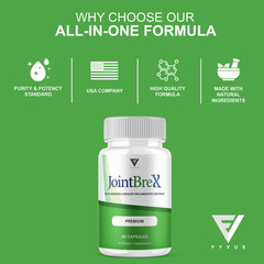 (5 Pack) Joint Brex Advanced Joint Support, JointBrex Supplement (300 Capsules)