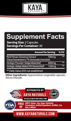 Ginseng + Ginkgo Biloba for Brain Function, Blood Circulation, Anti Inflammation