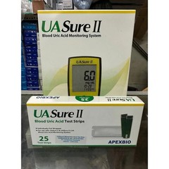 New UASure II Uric Acid Meter Test Kit Uric Acid Gout – Tool & 25 Test Strips