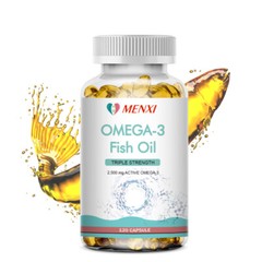2X Omega 3 Fish Oil Capsules Triple Strength Joint Support 3600 mg EPA & DHA