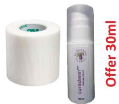 Curaderm Bec5 30 Cream + Free Micropore Tape + Free Shipping