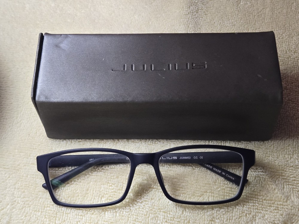 JULIUS JUAM02 col PA sz 55/16 140 PA France Eyeglass Frames Only