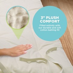 Shiatsu Thai Massage Mat- ECO Organic Cotton Massage Mat with Cover, Made in USA