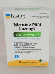 New Sealed Rising Health Nicotine Mini Lozenge Mint Flavor 2mg 72ct EXP 9/26