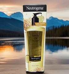 NEW Neutrogena Body Oil Light Sesame Formula Sheer Moisturizing 32FL. OZ