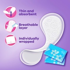 Always Daily Fresh Liners, Regular, Unscented, 162ct