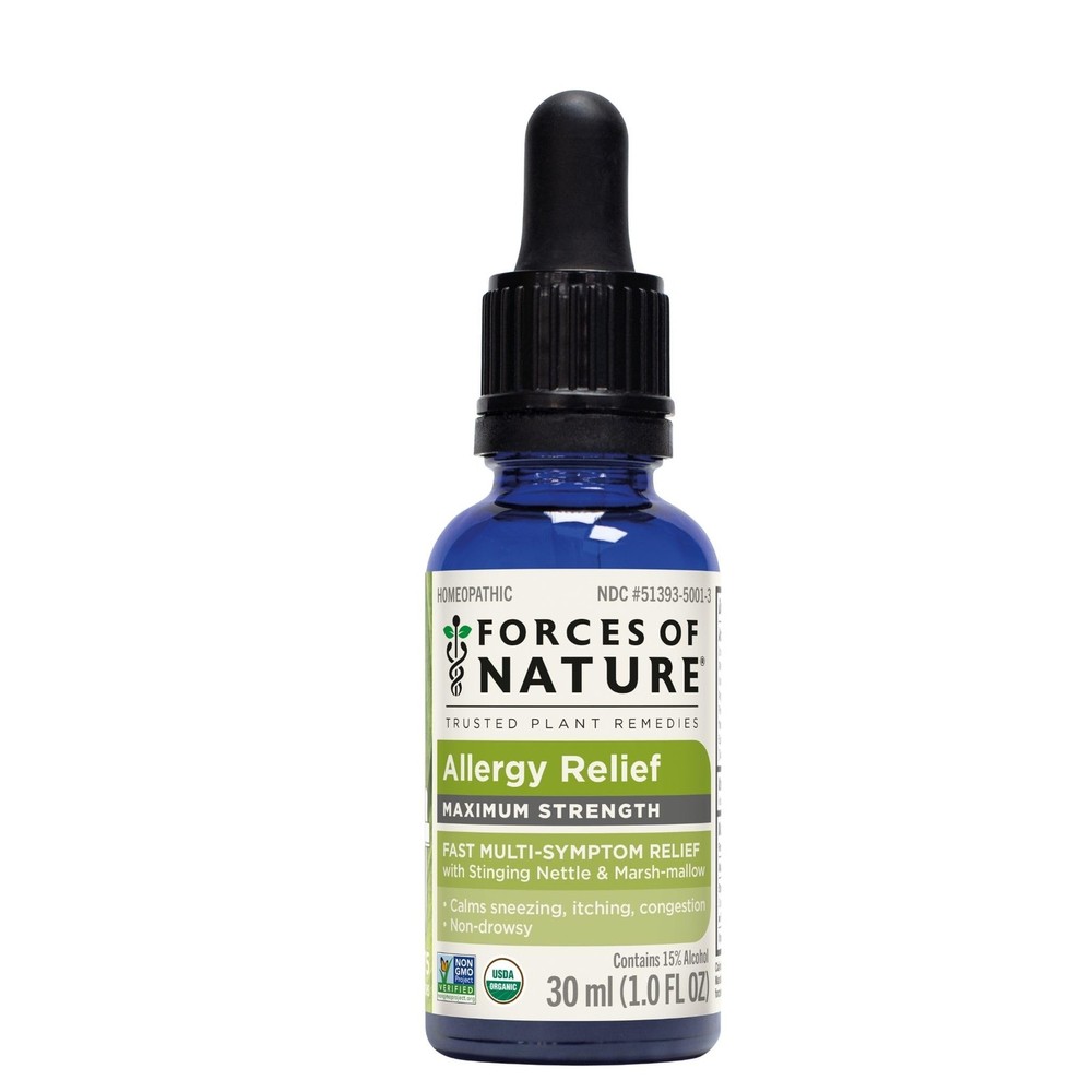 Forces Of Nature Natural Allergy Relief For Adults Maximum Strength Non Drowsy