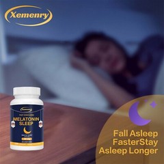 Melatonin Sleep 20mg-Faster Deeper More Restful Sleep Aid, Stress Anxiety Relief