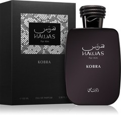 Hawas Kobra by Rasasi – Bold Exotic Men’s Eau de Parfum