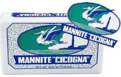 Mannite Cicogna natural sugar sweetener “40 bars” in a box made in Italy