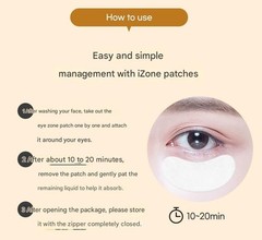 PRRETI Real Gold Eye Zone Patch 30 sheets x 10packs Nourishing Eye Mask K-Beauty