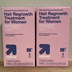 Up & Up Hair Regrowth Treatment Women 3 2fl oz bottles 3 months supply – 2 Boxes