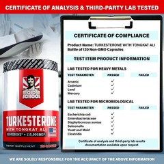 Turkesterone 15,000mg [Max Potency] + BioPerine® for High Absorption Supplement