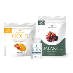 NEW Bravenly Body Balance Bundle with gold scoops Exp2028