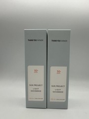 Thank You Farmer Sun Project Water Sun Cream SPF 50+ 4.22 fl oz, 2-pack