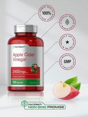 Capsulas De Vinagre De Sidra De Manzana | 2400 Mg | 150 Unidades | Supplement…