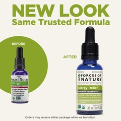 Forces Of Nature Natural Allergy Relief For Adults Maximum Strength Non Drowsy