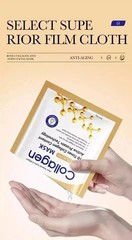 10pcs Anti-Wrinkle Collagen Face Mask Moisturizing Anti-Aging Repair Brightening