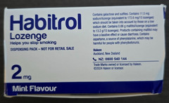 Habitrol Nicotine Lozenge 2mg Mint Flavor 216 Pieces Sugar Free- exp 8/2027