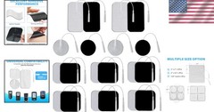20PCS Self-Adhesive TENS Unit Replacement Pads – Assorted Sizes for Pain Relief