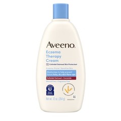 Aveeno Eczema Therapy Daily Moisturizing Body Cream Fragrance Free 12 oz