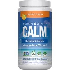 CALM Magnesium Powder | 16 Oz | Orange Flavor | Vegan (free ship)