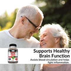 Ginseng + Ginkgo Biloba for Brain Function, Blood Circulation, Anti Inflammation