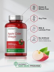 Capsulas De Vinagre De Sidra De Manzana | 2400 Mg | 150 Unidades | Supplement…
