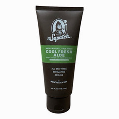 Dr. Squatch Cooling Exfoliating Face Wash, Cool Fresh Aloe 4 fl oz (118mL)