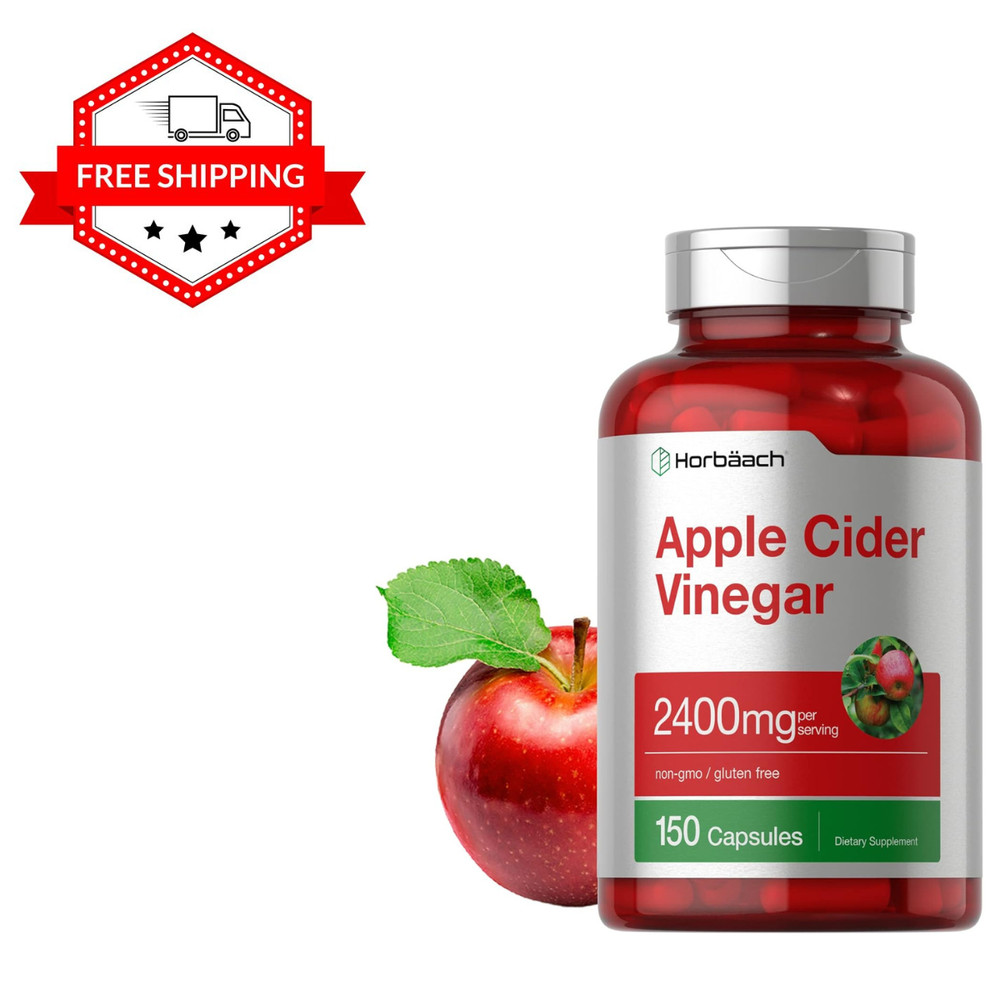 Capsulas De Vinagre De Sidra De Manzana | 2400 Mg | 150 Unidades | Supplement…