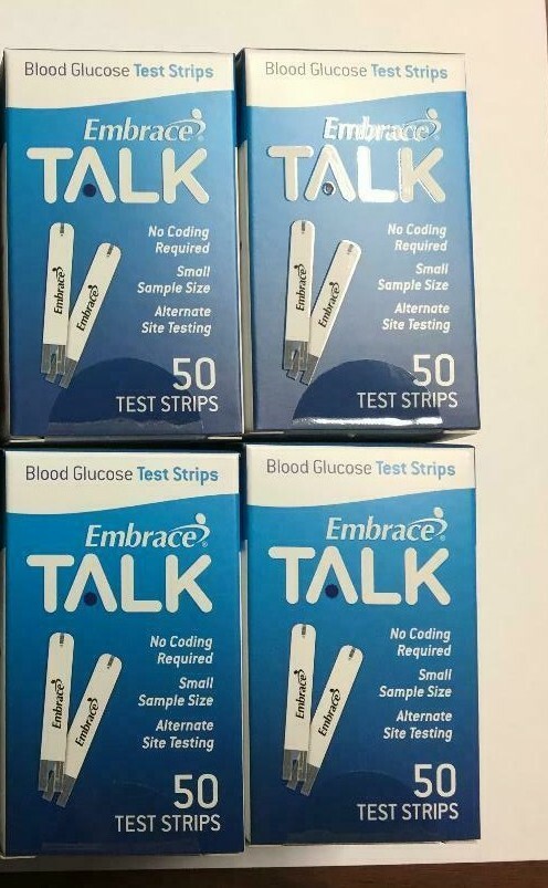 Embrace Blood Glucose (200) Test Strips Expiration: 05/09/2025
