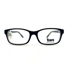 Tempo WP 5106 BK/CR Black Square Full Rim Eyeglasses Frame 51[]16 140 mm