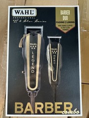 Wahl 8180 5-Star Barber Combo Legend Clipper and Hero Trimmer – Black/Gold