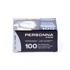 100 Personna X Double Edge Safety Razor Shaving Blades made in Israel