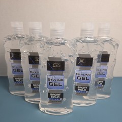 5 Bottles Of Xcess Styling Gel Sport Hold 10 Never Sticky 16oz 454g Fast Ship