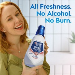 Free Mouthwash for Gingivitis and Plaque, Smooth Mint Flavor Mouth